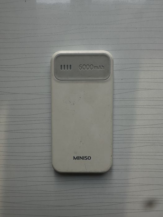 Повербанки Miniso 6000mAh (тонкий)