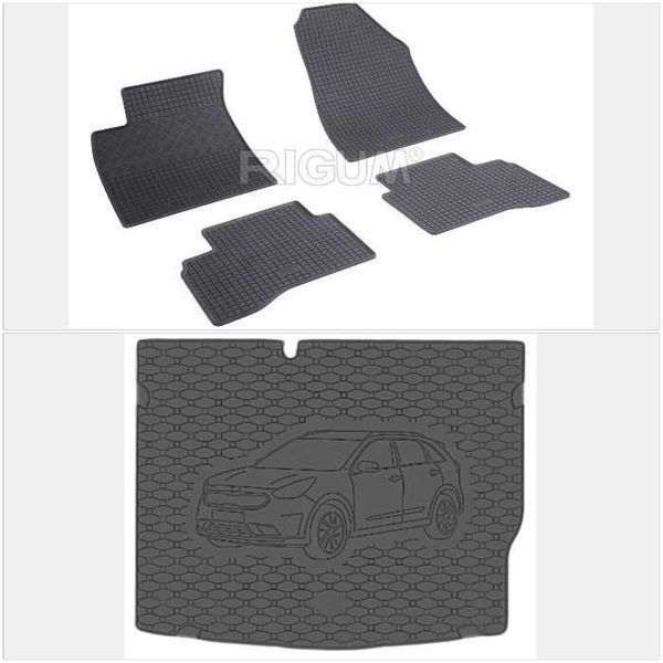 Гумени стелки KIA Niro след 2016г.