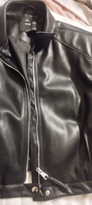 Кожено яке дамско,късо
