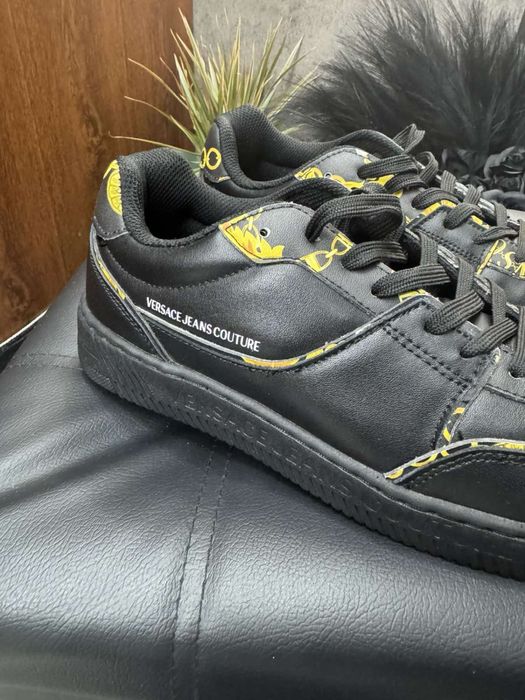 Кожени сникърси Versace couture