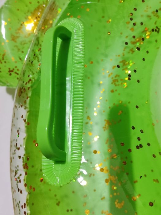 Яркие надувные круги с блестками, 80 см