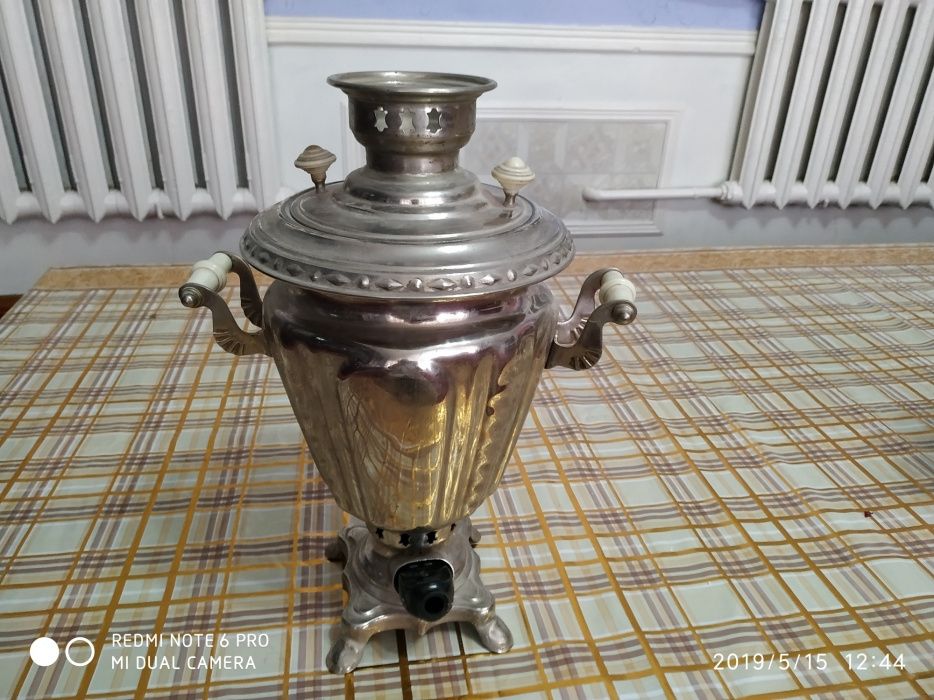 Антиквариат. Русский самовар, электрический. Новый.