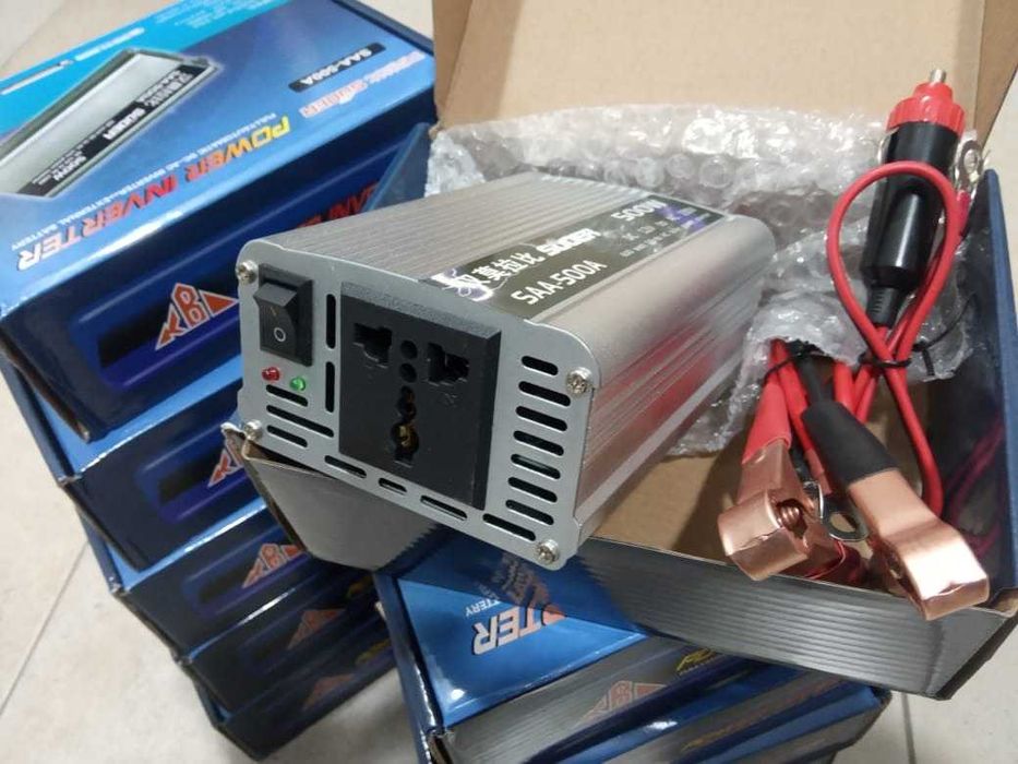 ИНВЕРТОР для ноутбуков в машину преобразователь напряжения 500w