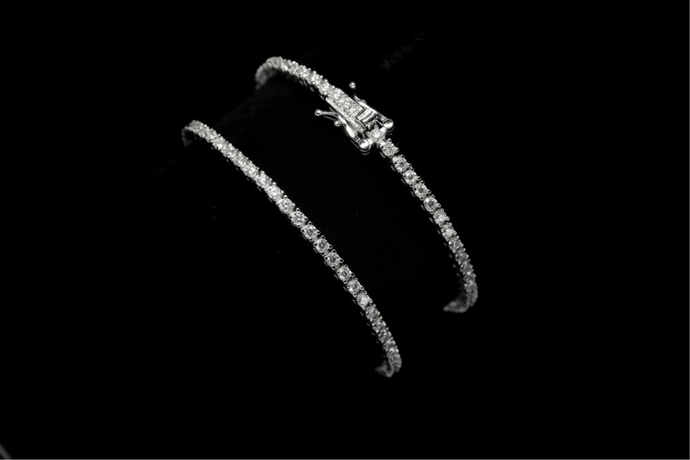 Bratara Tennis premium cu Moissanite