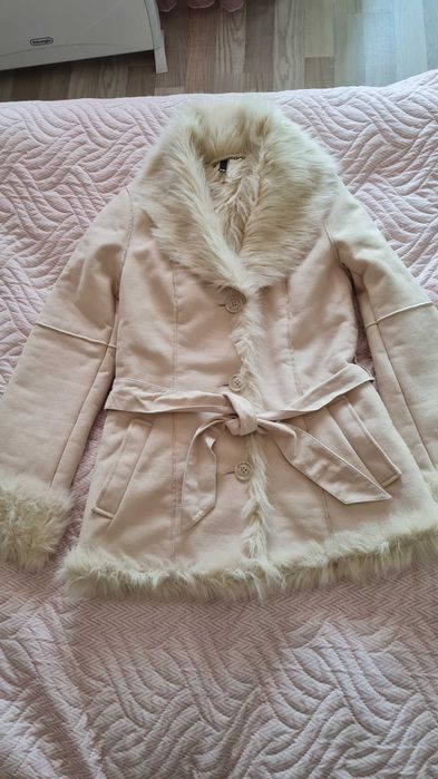 Дамско палто H&M екрю