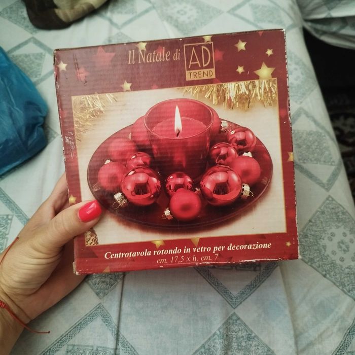 Коледен свещник.