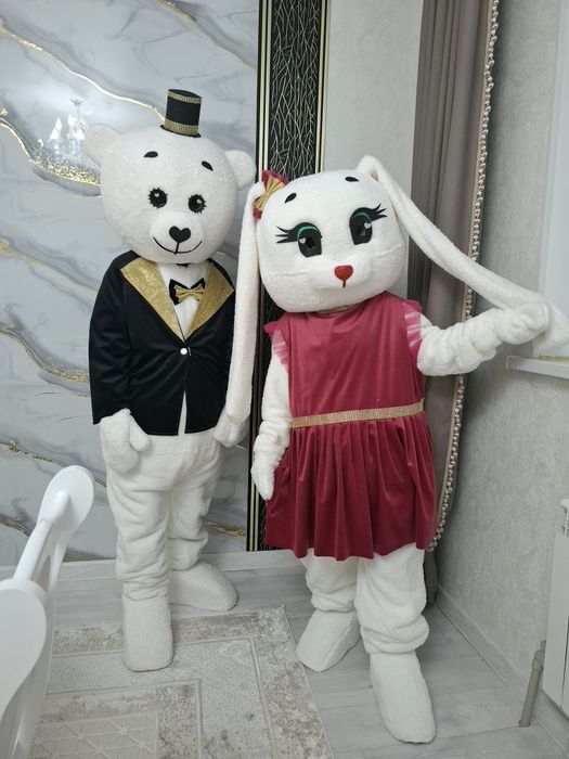 Аниматор Мишка Тедди и Зайчик