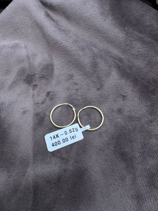 Cercei aur 14k 0.82gr