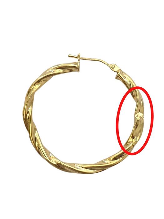 (AG35) Cercei aur 18K  1.79 gr  B35860 - Garantie 2ani !