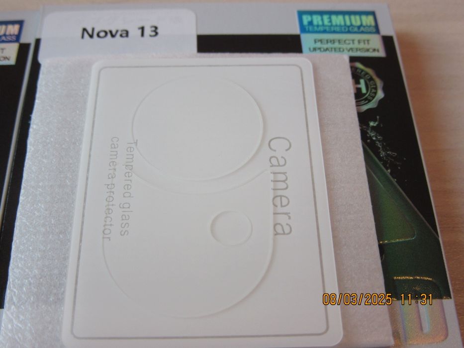 Huawei Nova 13 / 13 Pro / P60 Pro / 3D 9H Стъклен протектор за камера