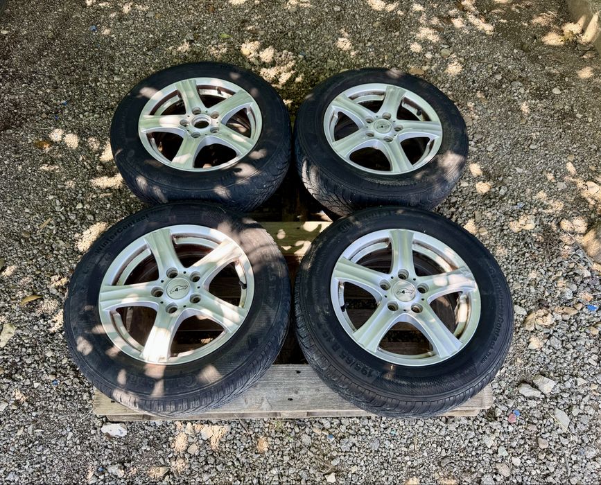 4бр.Алуминиеви джанти 15цола 5x112 за Vw,Skoda,Seat,Audi