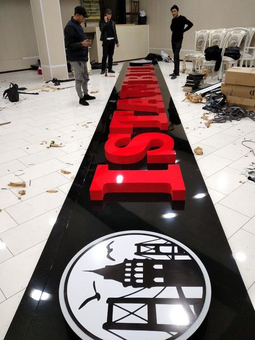 TASHQI REKLAMA XIZMATLARI — 3D harf LED, Banner Arakal( Toshkent )