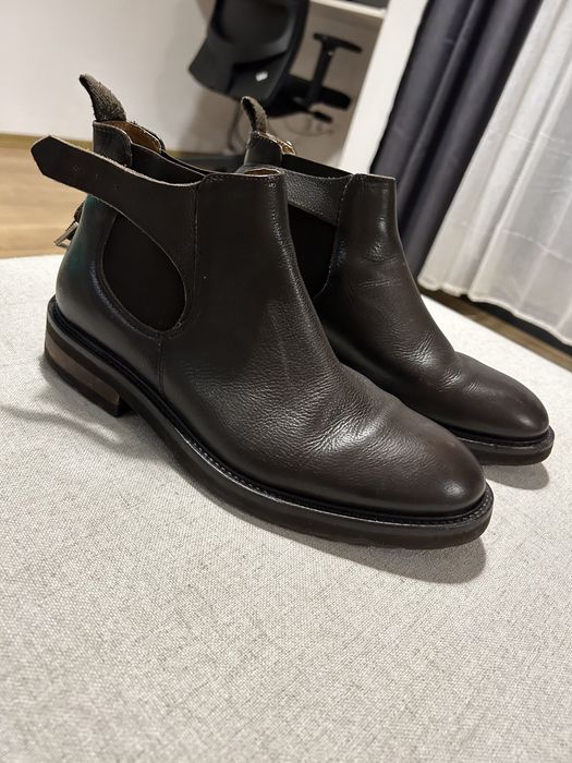 Ghete Chelsea brogue Massimo Dutti piele diverse modele