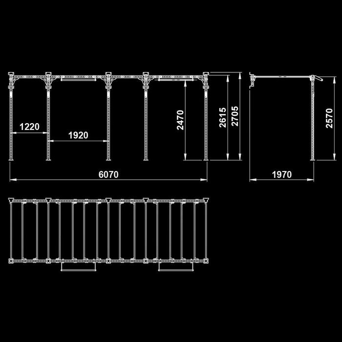 Фитнес Съоръжение за Щанги / Кросфит Стойки / Ladder 4
