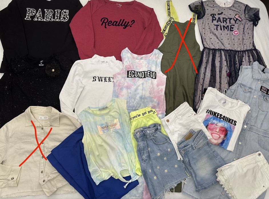 Одежда на девочку на возраст 13-14 лет (рост 164). Все за 700 000