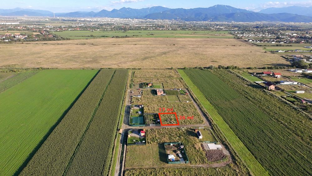 Proprietar teren constructii 439 MP Brasov | PUZ si curent la teren
