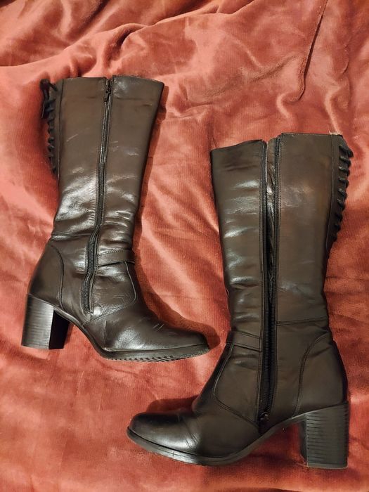 cizme piele naturala (negre)