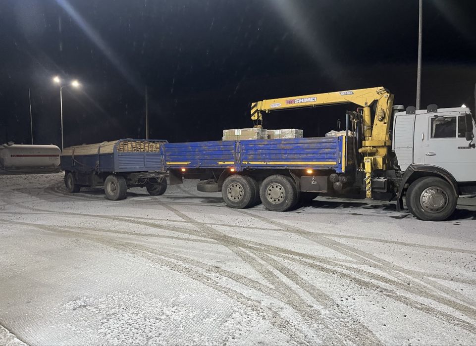 Манипулятор Актобе 24/7 с прицепом