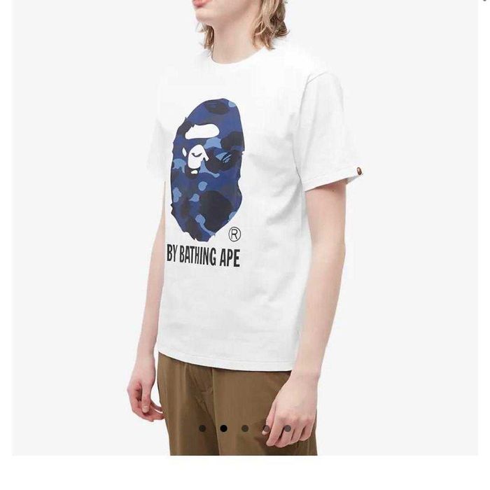 A Bathing Ape мъжка бяла тениска размер М