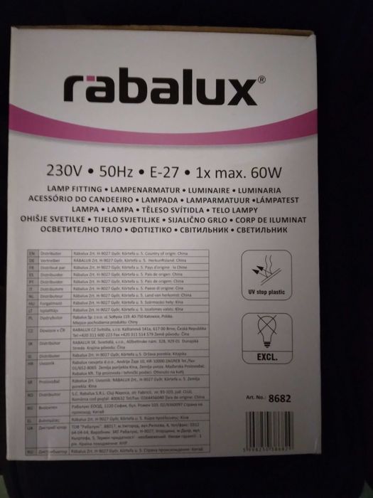 Rabalux - Corp de iluminat perete exterior