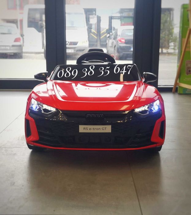 НОВО!Акумулаторна кола AUDI E-tron GT с EVA гуми,12V батерия,Bluetooth