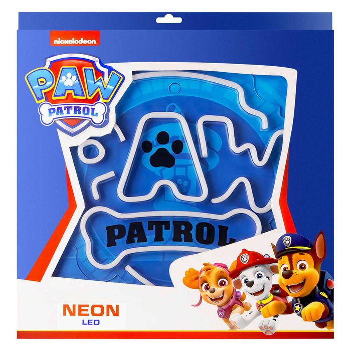 Пес Патрул / PAW Patrol LED Neon Нощна лампа със стойка за детска стая