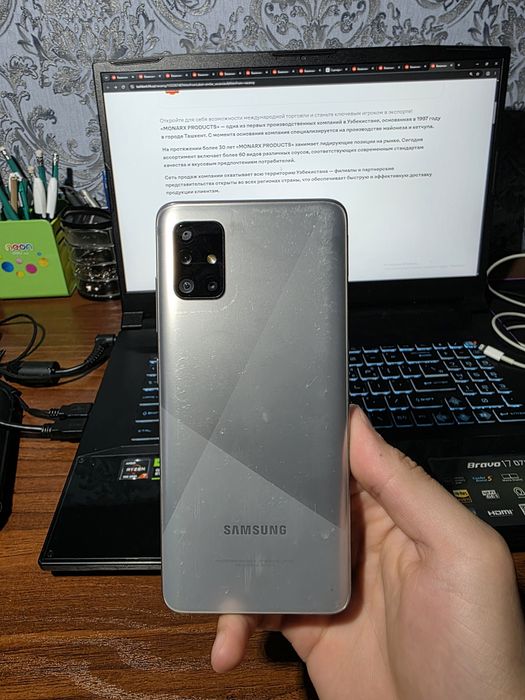 Samsung A51 128GB | Original | Ta'mirlanmagan | Qutisi bor