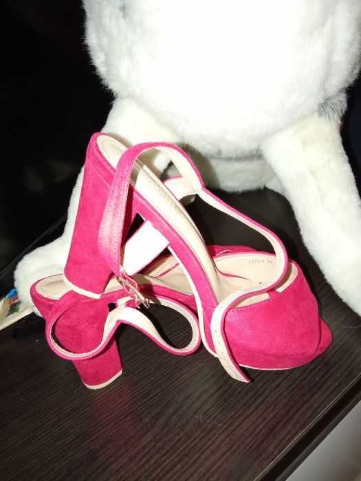 Sandale elegante,cu toc,