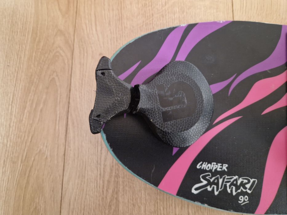 Placa snowboard 90 cm Burton copii, legaturi, accesoriu tragere Reel