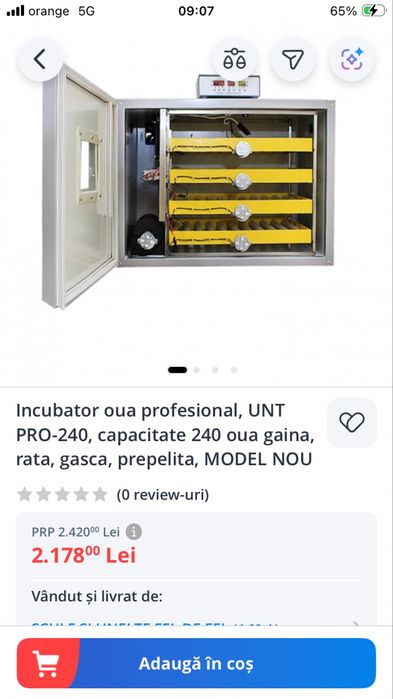 Incubator profesional Uniteh pro Dzm-240