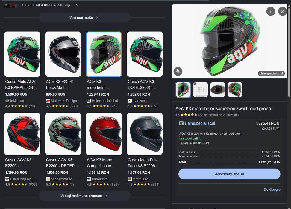 Casca Moto Agv K3 XL + Freecom 2x Jbl + GoMoto Camera Mount