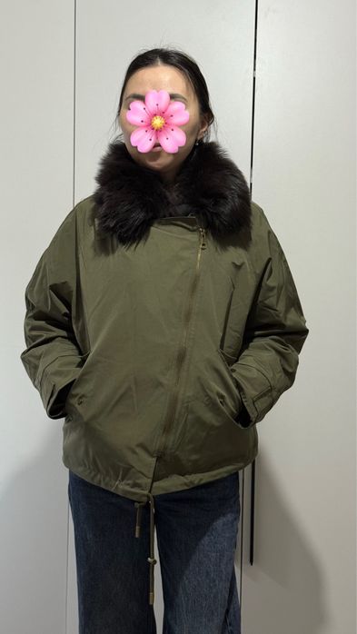 Парка укороченая лиса