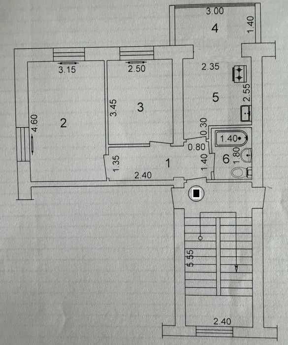 Продаётся 2 комнатная квартира С ремонтом  и мебель техникой / кирпич