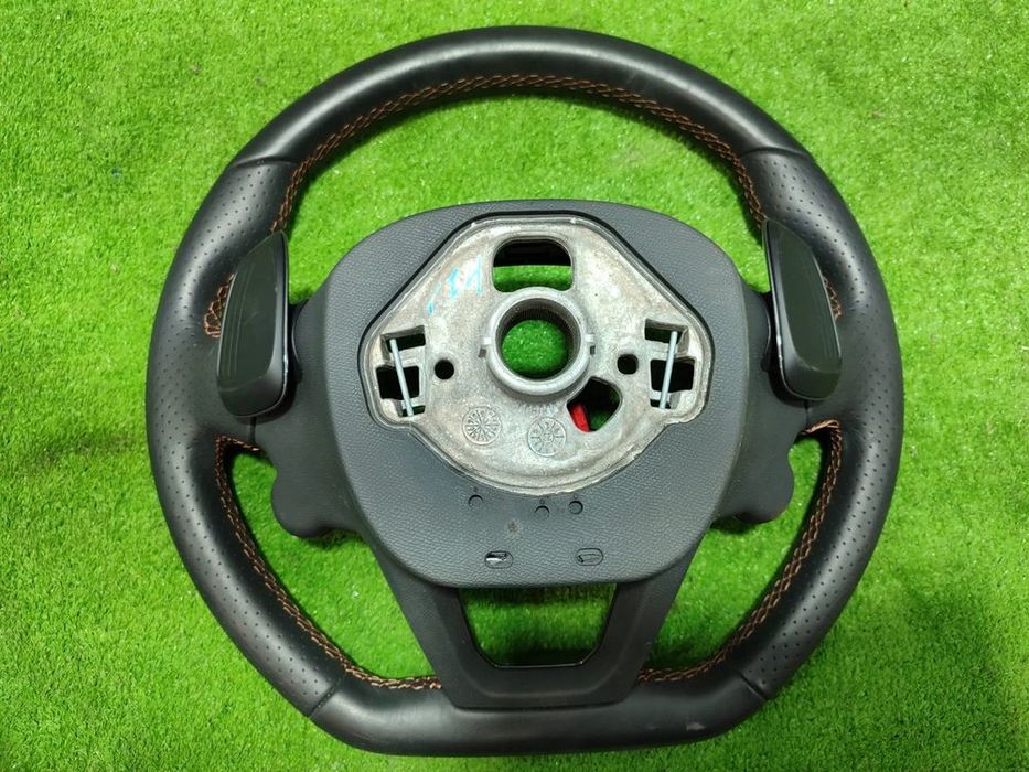 VOLAN PIELE CU COMENZI SEAT LEON 4 KL / CUPRA LEON / COD OEM 5FA419091 / 5FA419091FT 2020-2025  (4I2)