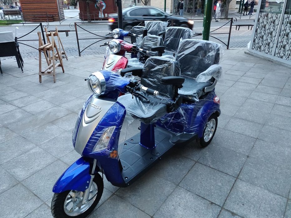 Tricicleta cu 2 Locuri Z-TECH ZT-18 NOU 2023! Motor 1000W, 60V 20Ah