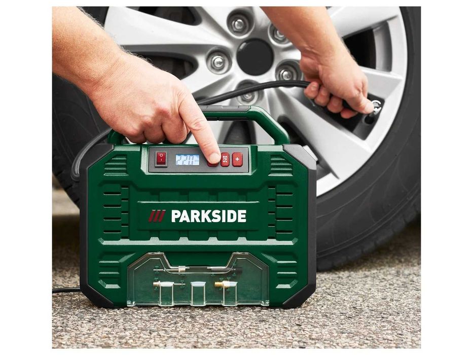 Compresor PARKSIDE  afișaj digital PMK 150 A1, portabil, 12 V / 230 V