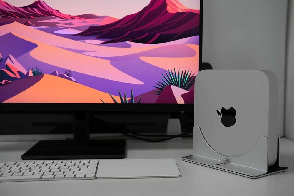 Алуминиев регулируем стойка Psitek за Mac Mini 2005 2023