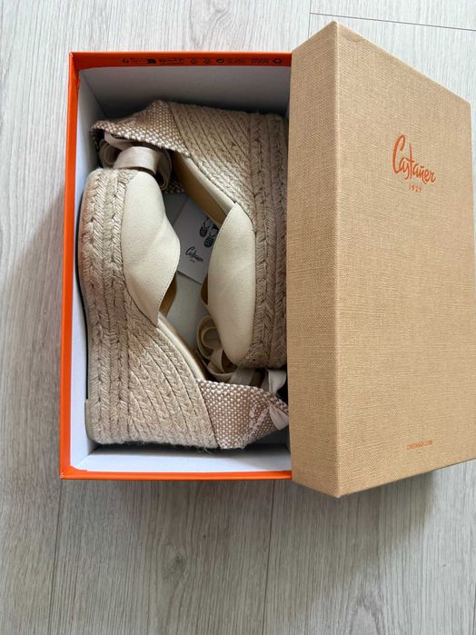 Espadrile înalte Castaner - noi în cutie originală
