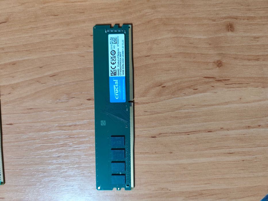 Kit RAM DDR4 32 Gb Dual channel Samsung + Crucial 3200 MHz