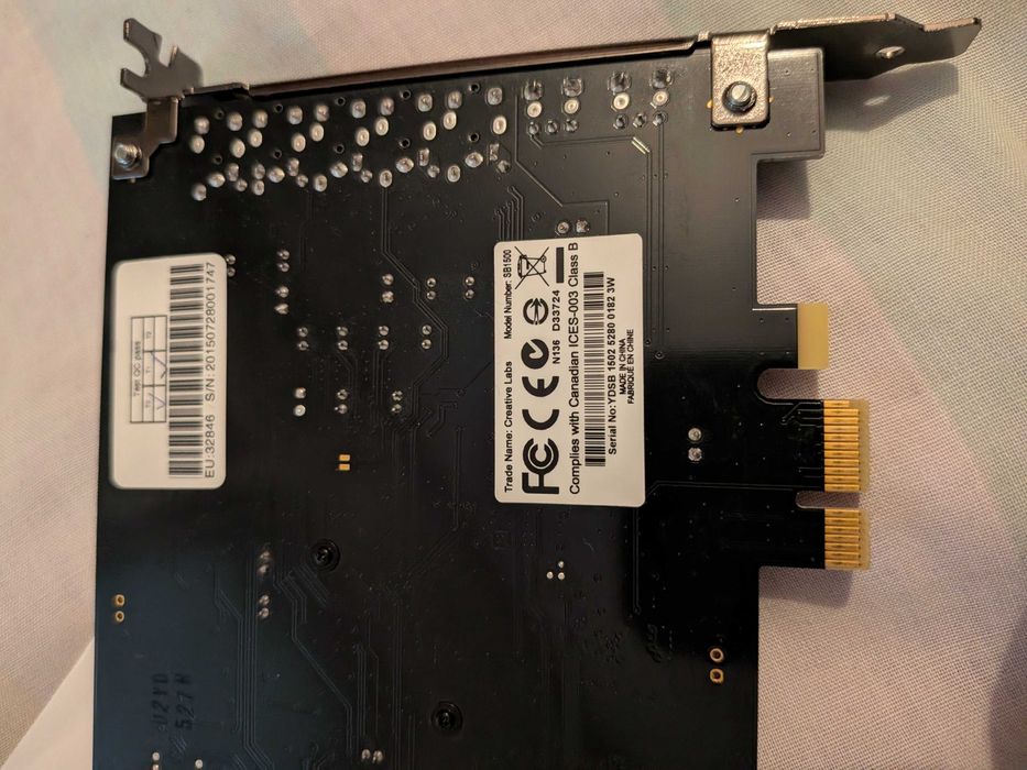 Звукова карта Sound Blaster Audigy Fx (SB1500)