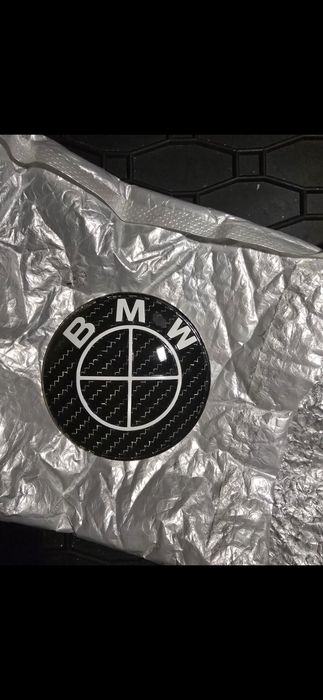 Vand embleme carbon real bmw