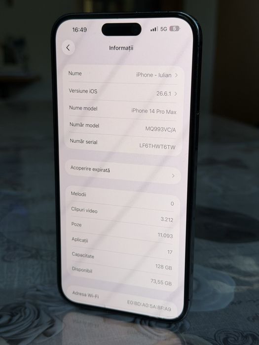 iPhone 14 pro max 128gb