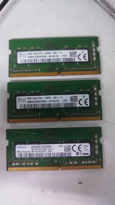 Продам ОЗУ ddr4 8гб на ноутбук
