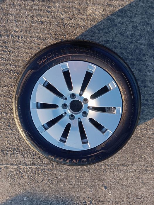 Vand jante Mercedes 16 inch cu anvelope vara Dunlop