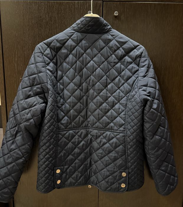 Детско яке Zara Girls пролет/есен преходно - Тъмносиньо