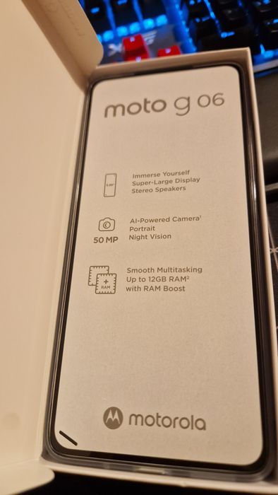 Motorola G 06 256GB Blue