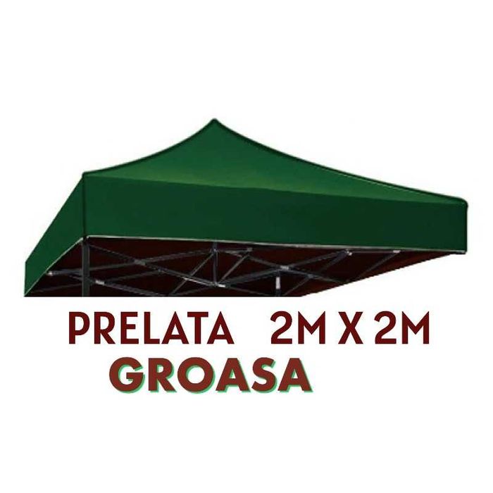 Acoperis Prelata cort pavilion pliabil 2m x 2m Gros Cauciucat
