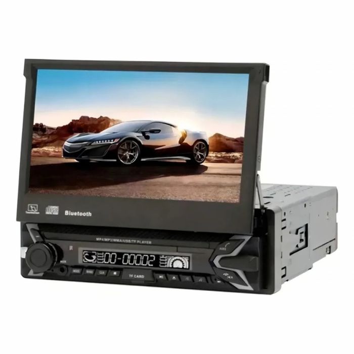 Медиен плейър 7" с тъчскрийн DVD, MP3, MP4, bluetooth, 1DIN