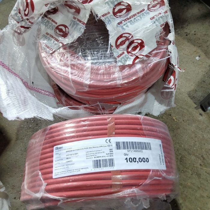 Cablu  incendiu  4 x 0.75