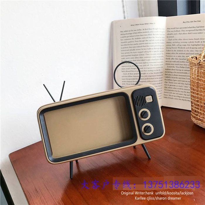 подставка для телефона mini tv ретро дизайн